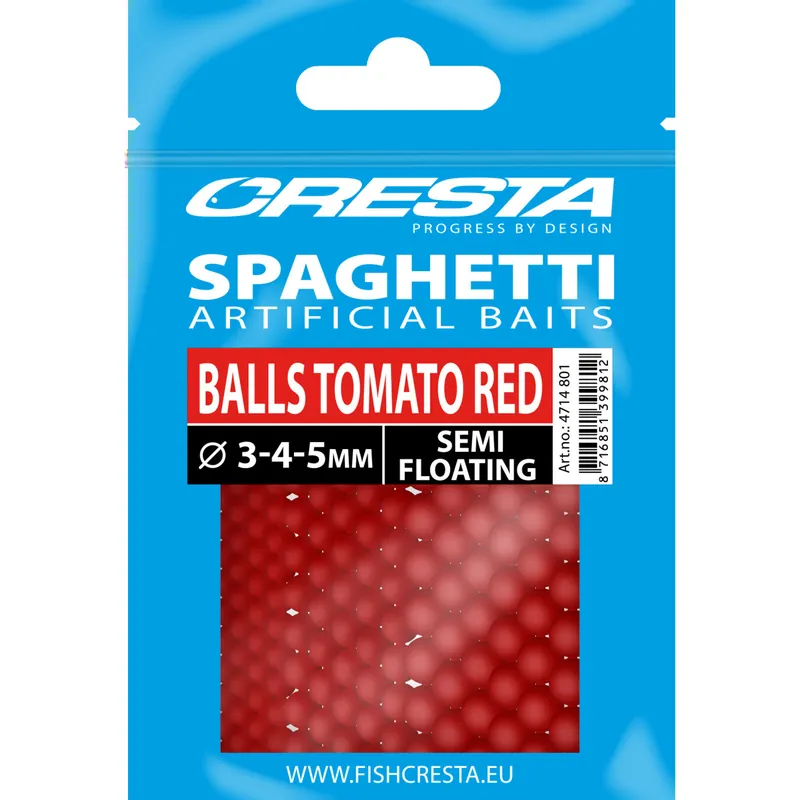 Cresta Spaghetti Ball Blood Red 3/4/5mm - Voorradig Goedkoop