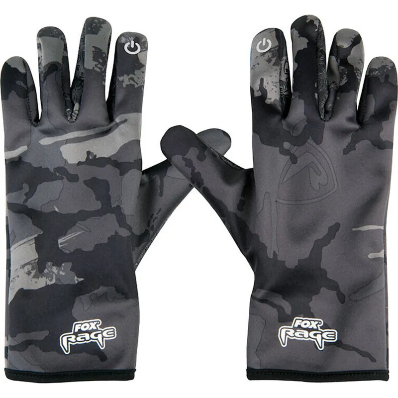 Fox Rage Thermal Camo Gloves L - Voorradig Nu Kopen