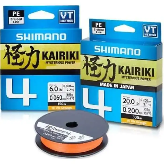 Shimano Kairiki 4 Orange 300m0.20mm Korting