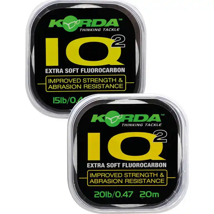 Korda IQ2 Extra Soft Fluorocarbon 12lb 0.35mm 20m - Voorradig Must-Have