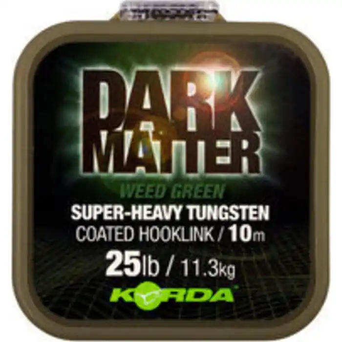 Korda Dark Matter Tungsten Coated Braid Gravel Brown 25lb 10m - Voorradig Betrouwbaar