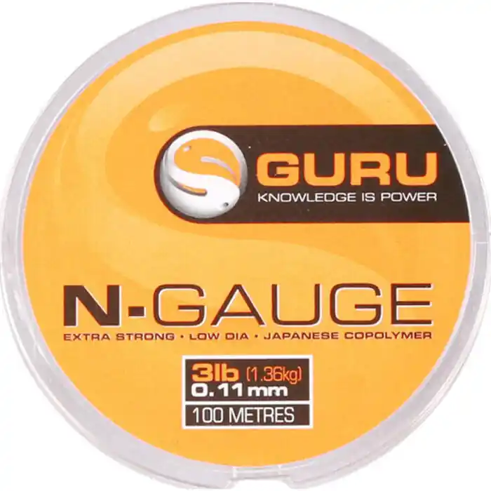 Meest Verkocht Guru N-Gauge Nylon 0.11mm 100m - Voorradig