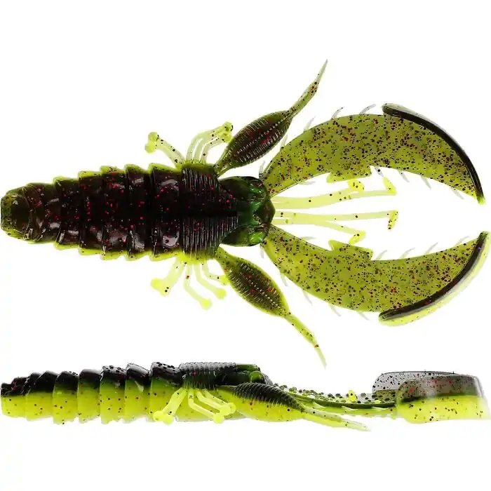 Westin CreCraw Creaturebait 6.5cm 4gr Black/Chartreuse 6st - Voorradig Speciale Aanbieding
