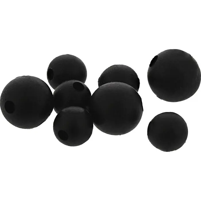 Westin Stopper Beads L 8mm Zwart - Voorradig Direct Verzonden