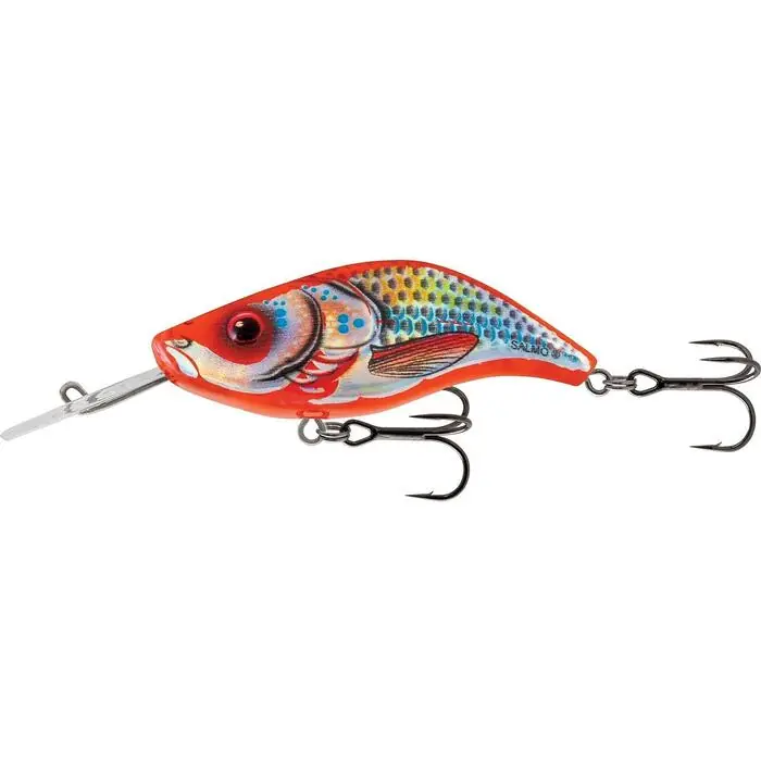 Gecertificeerd Salmo Sparky Shad Floating 4cm 3.5gr Blue Holographic Shad