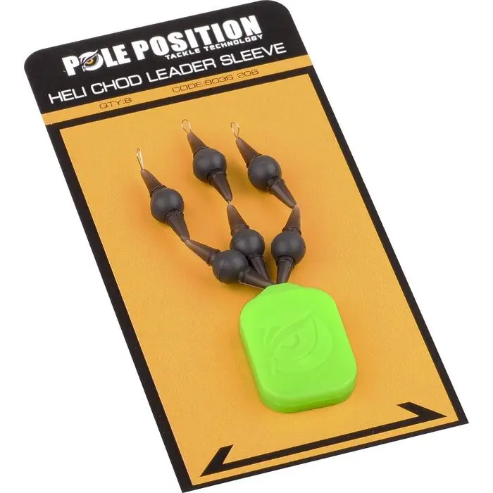 Pole Position Heli Chod Rubber & Beads Leader - Voorradig Gecertificeerd