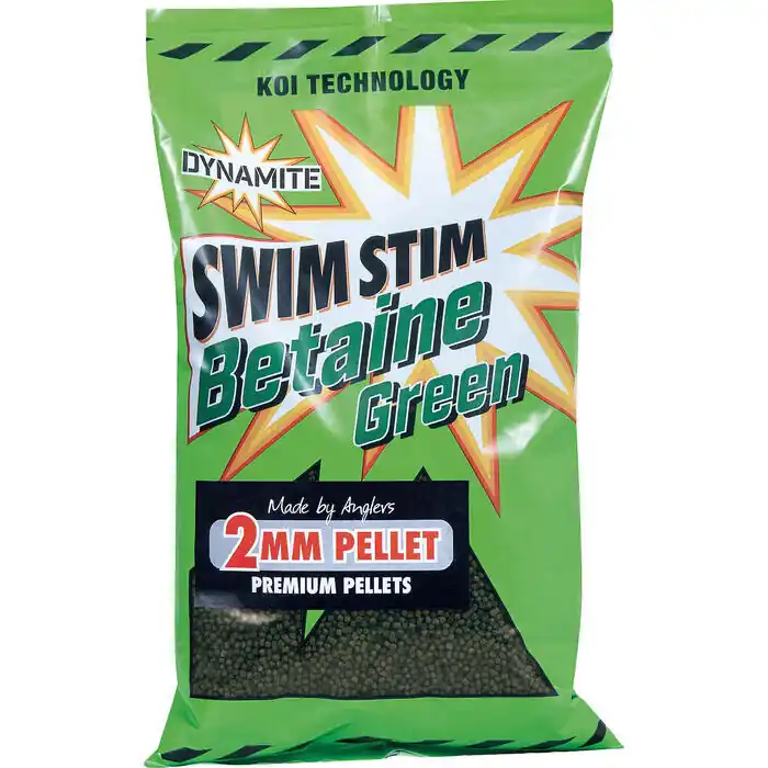 Dynamite Baits Swim Stim Betaine Green Pellets 2mm 900gr Direct Verzonden