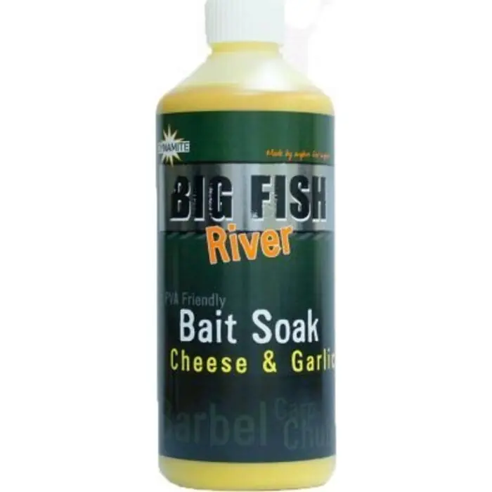 Tijdelijk Beschikbaar Dynamite Baits Big Fish River Liquid Boost Garlic - Chees 500ml