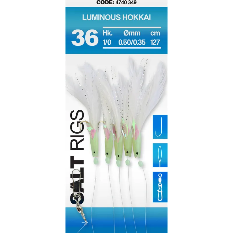 Koop Vandaag Spro Saltwater Salt Rig #36 Luminous Hokkai #1/0 - Voorradig