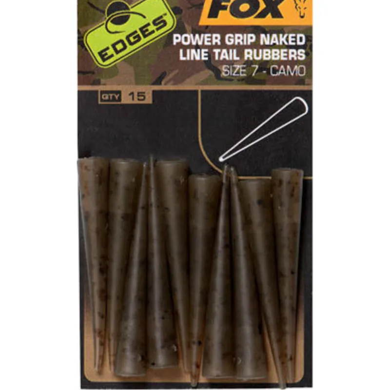 Bestel Nu Fox Edges Camo Power Grip Naked Tail Rubbers Size 7