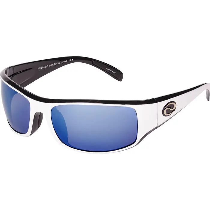 Fabrieksprijs Strike King S11 Optics Okeechobee Shiny White Black Two Tone Frame Multi Layer White Blue Mirror Gray Base Lens