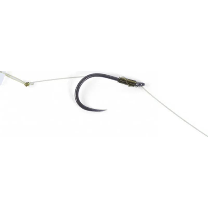 Koop Vandaag Korum Supersteel Big Fish Quickstop Hair Rigs 10cm H10 Barbed - Voorradig