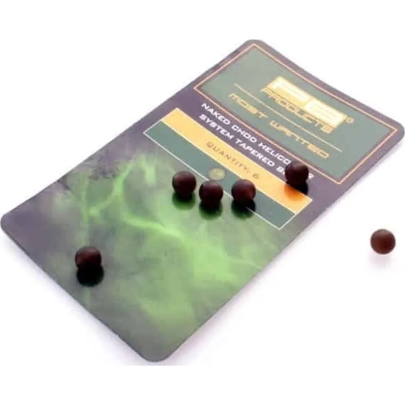 PB Products Naked Chod/Helicopter System Tapered Bead 6st Weed Dagaanbieding