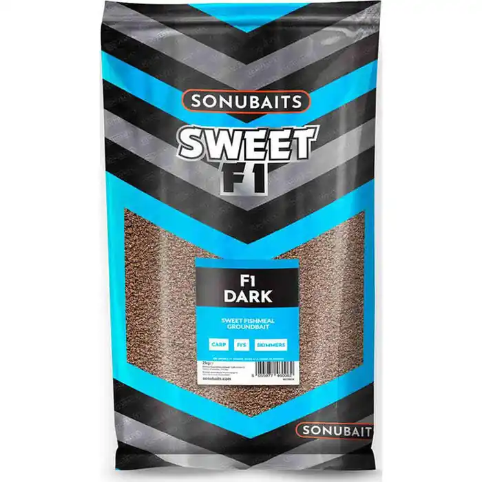 Sonubaits Groundbait Sweet F1 Dark 2kg - Voorradig Betaalbaar