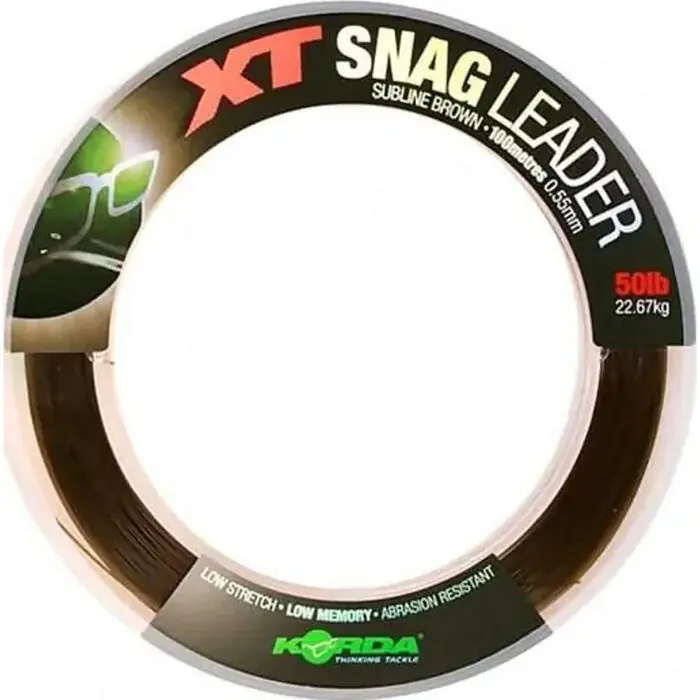Express Levering Korda Snag Line 0.55mm 50lb 100m - Voorradig