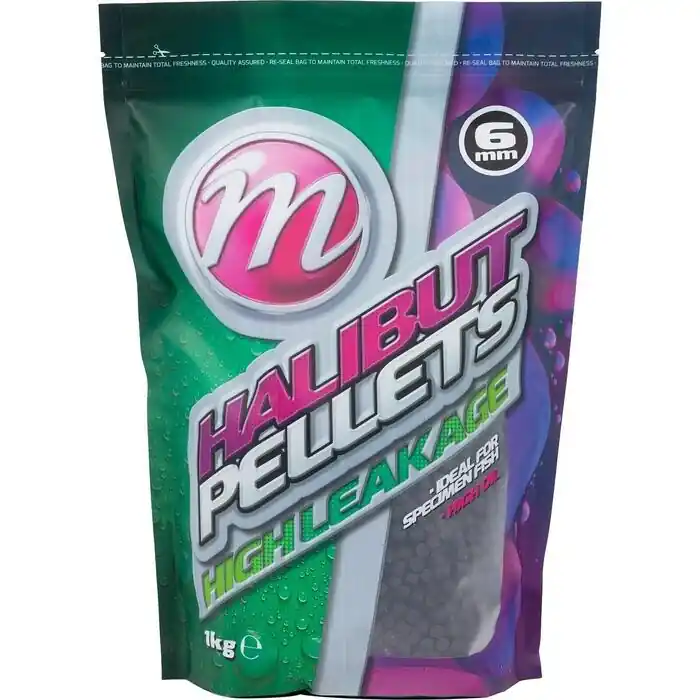 Snelle Levering Mainline Activated Halibut Pellets 10mm 1kg - Voorradig