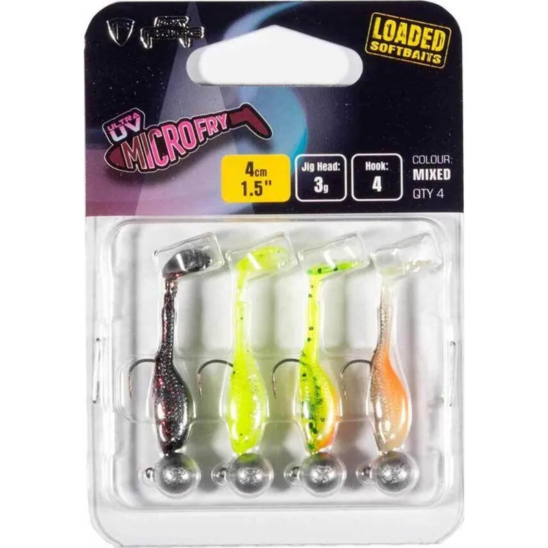 Nieuw Fox Rage Micro Fry Mixed Colours Pack #1 4cm UV - Voorradig