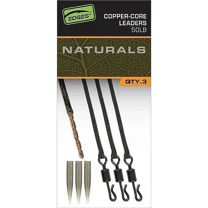 Fox Edge Naturals Copper-Core Leaders Standard Speciale Aanbieding