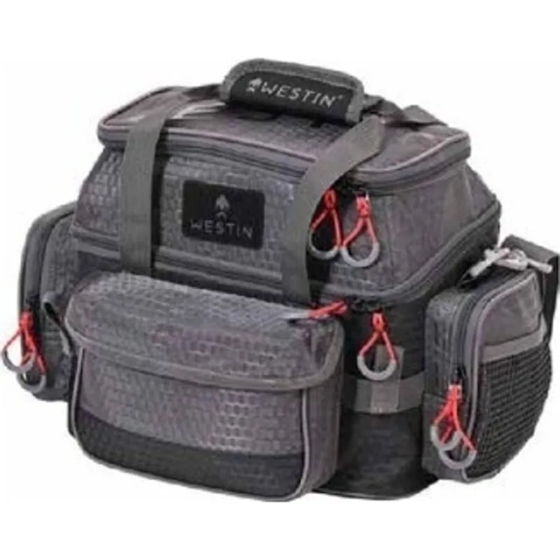 Westin W4 Lurebag Plus 4 Boxes Small Titanium Black Dagaanbieding
