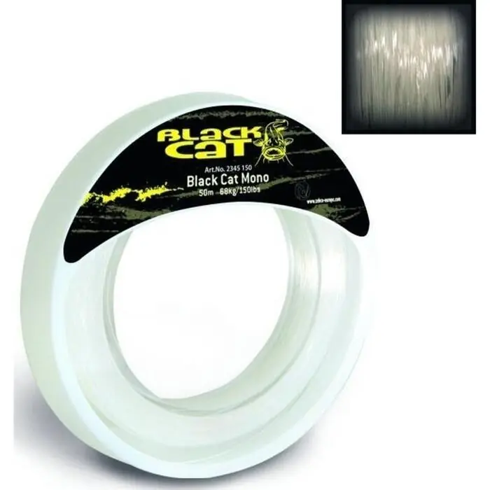 Nieuw Black Cat Mono Leader Ø1.0mm 50m 54kg - Voorradig