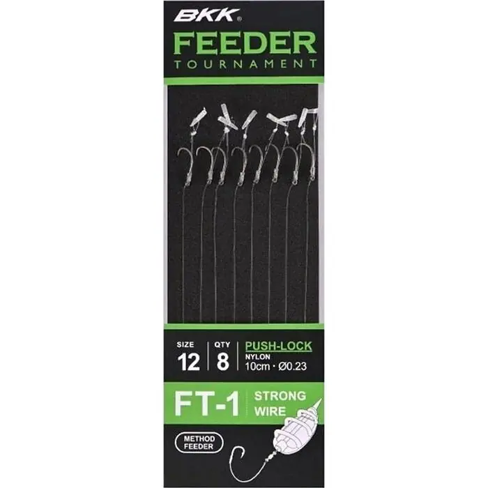 BKK Feeder Tournament FTB-1 push-lock Rigs #12 - Voorradig Bestseller