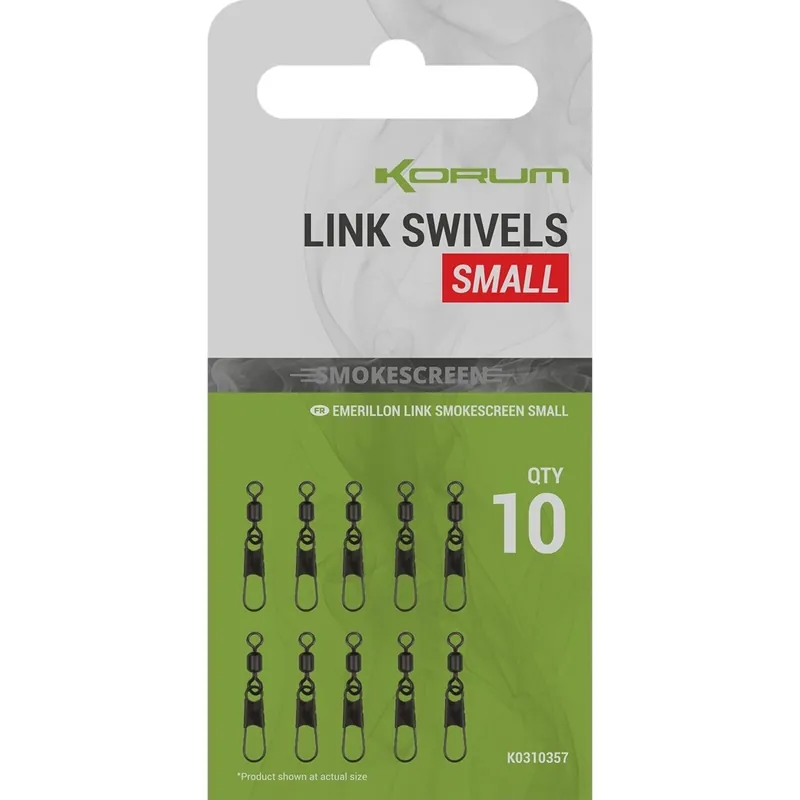 Korum Smokescreen Link Swivels Large Direct Verzonden