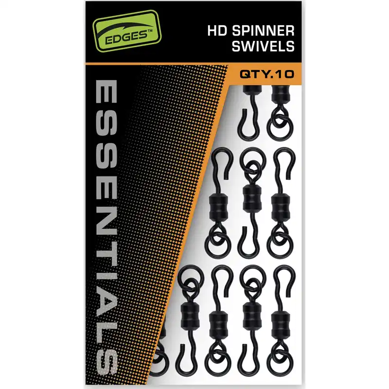 Fox Edges HD Spinner Swivels x 10 Op = Op
