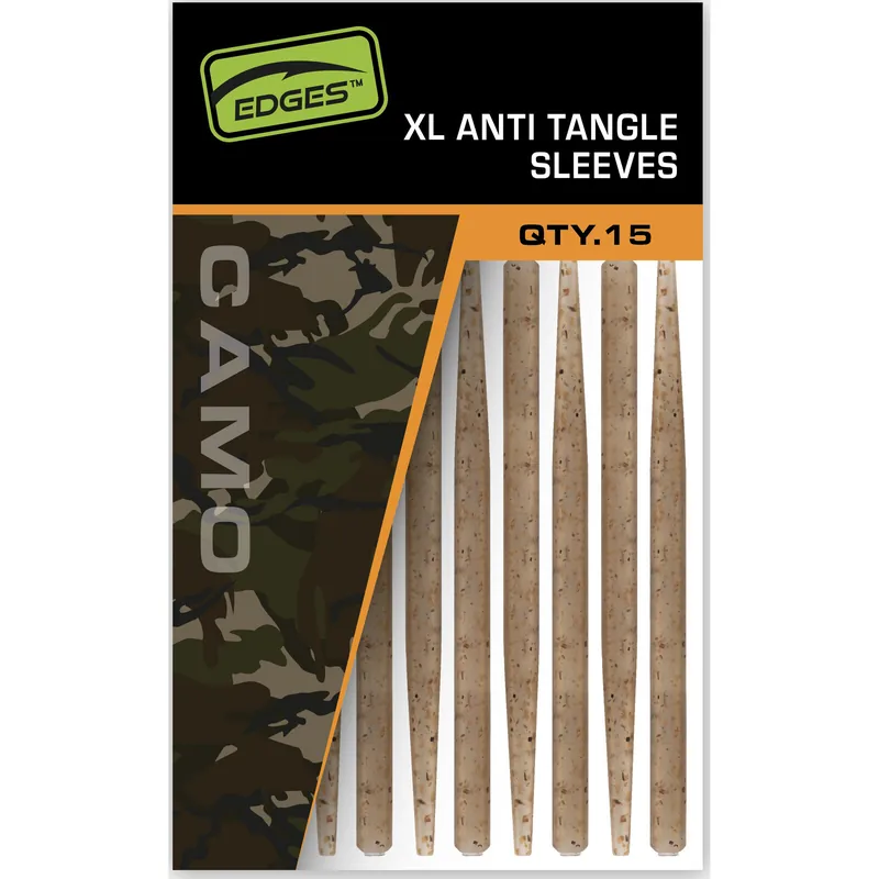 Fox Edges Camo Anti Tangle Sleeves XL 15 stuks Beperkt Aanbod