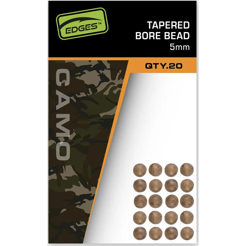Fox Edges Camo Tapered Bore Bead 5mm 20 stuks Fabrieksprijs