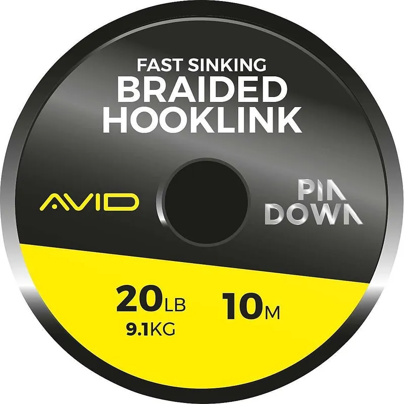 Avid Pindown Braided Hooklink 20lb Gecertificeerd