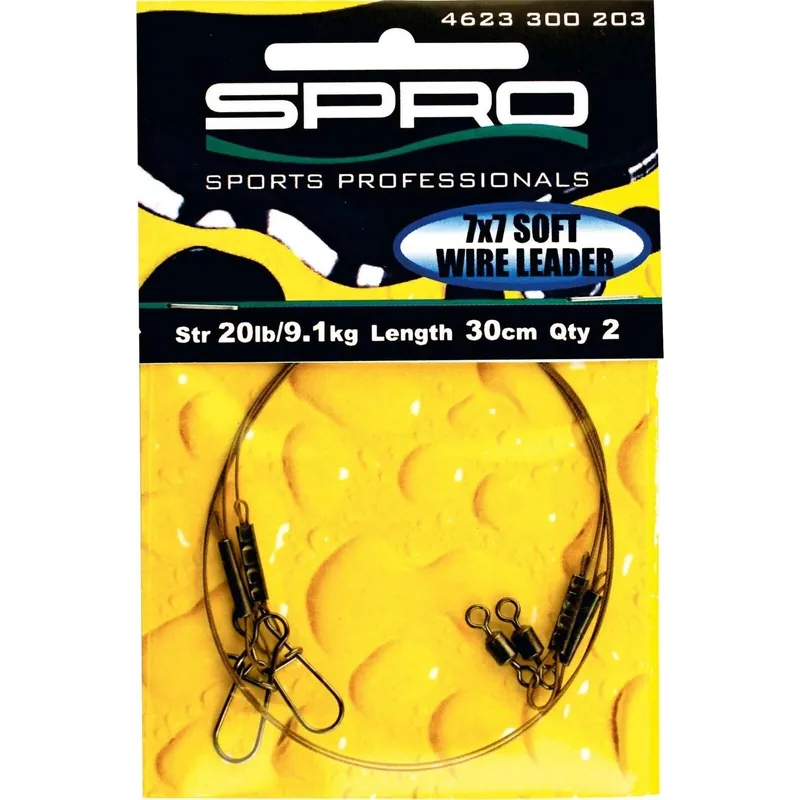 Spro Pike Fighter 7x7 Wire Leader 30cm 9.10kg - Voorradig Uitverkoop
