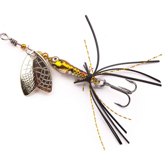 Koop Vandaag Spro Larva Mayfly Micro Spinner Treble 5cm 4gr Brown Trout - Voorradig