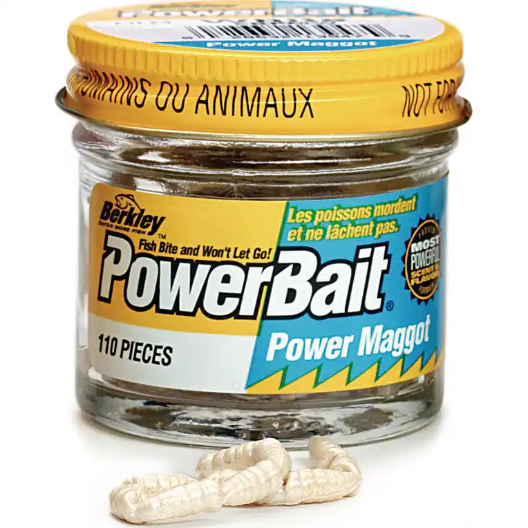 Berkley Powerbait Micro Maggots Geel - Voorradig Uitverkoop