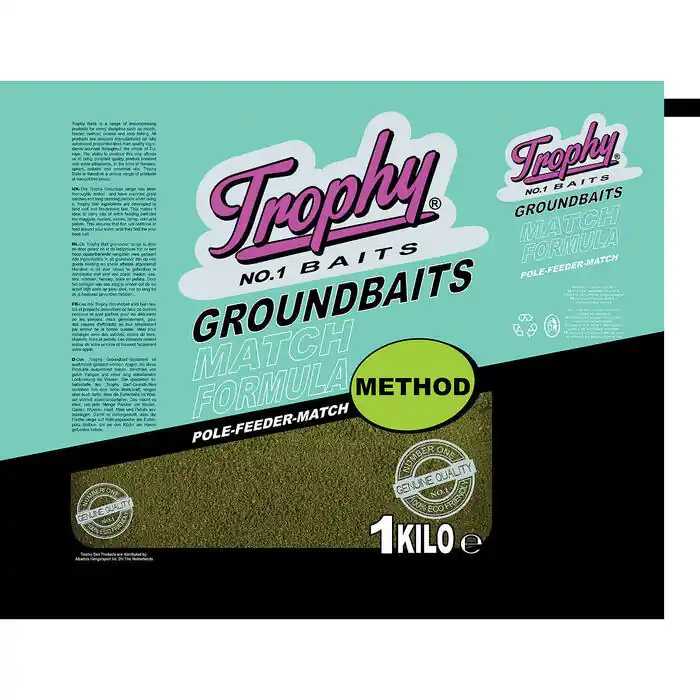 Speciale Aanbieding Trophy Groundbait Feeder Donker 1kg - Voorradig
