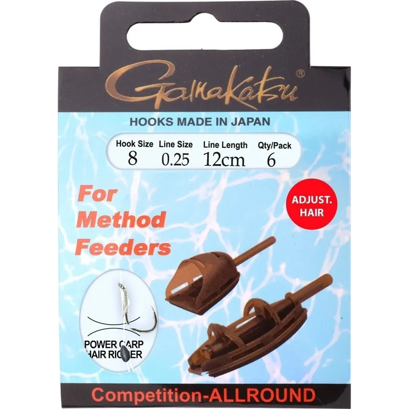 Gamakatsu BKD Method Feeder Adjust Hair 12cm H010 0.25mm - Voorradig Gereduceerde Prijs