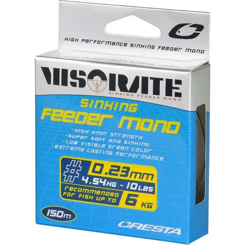 Gratis Retour Cresta Visorate Feeder Sinking Mono 150m 0.20mm - Voorradig