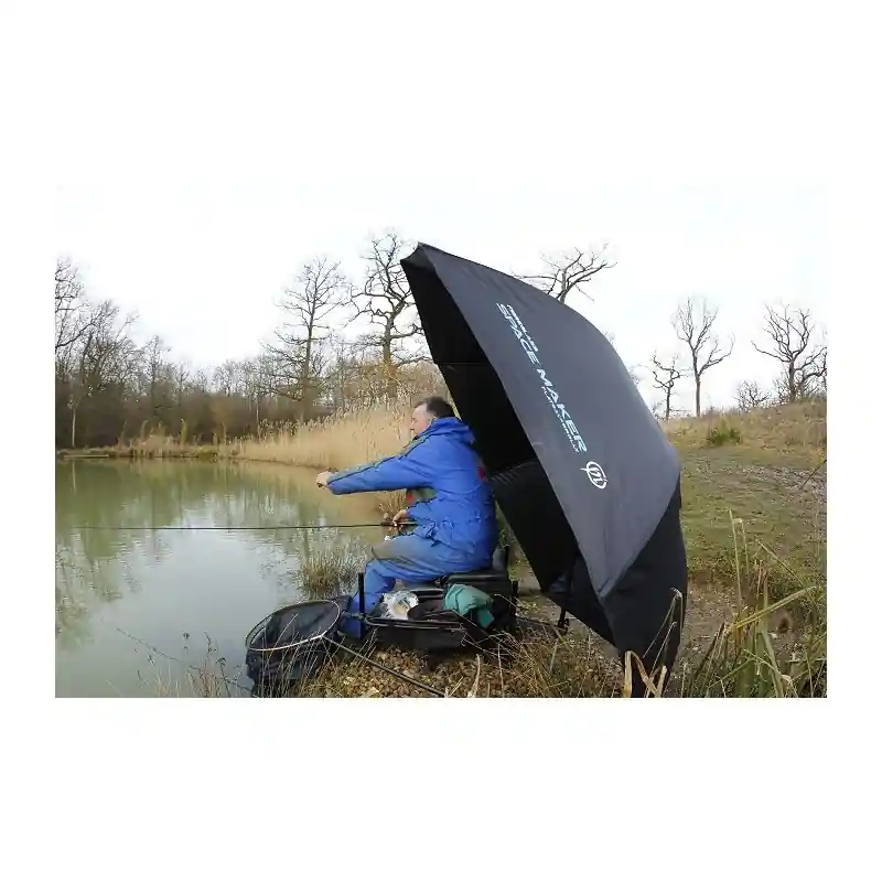 Preston Space Maker Multi Brolly 50 inch /2.50 meter - Zwart Fabrieksprijs