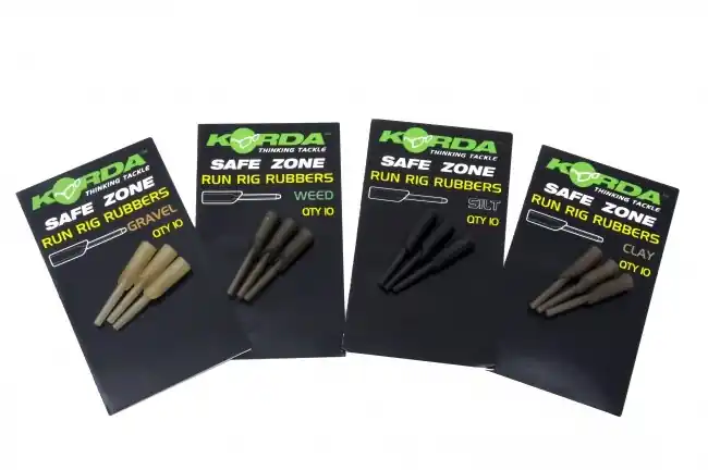 Korda Safe Zone Run Rig Rubbers Uitverkoop