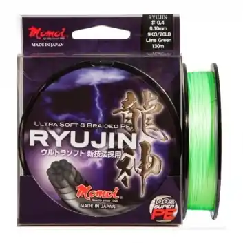 Nieuw Momoi PE Ryujin Lime Green Gevlochten Lijn