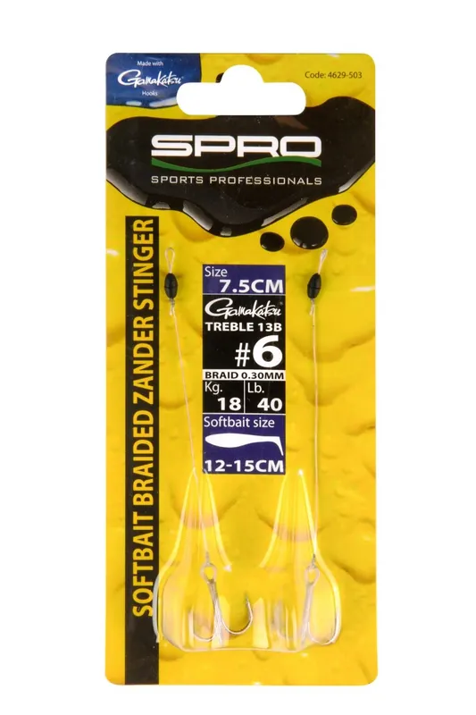 Nieuw SPRO Softbait Braided Zander Stinger