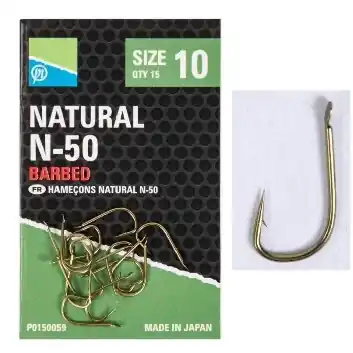 Preston Natural N-50 Barbed Merkproduct