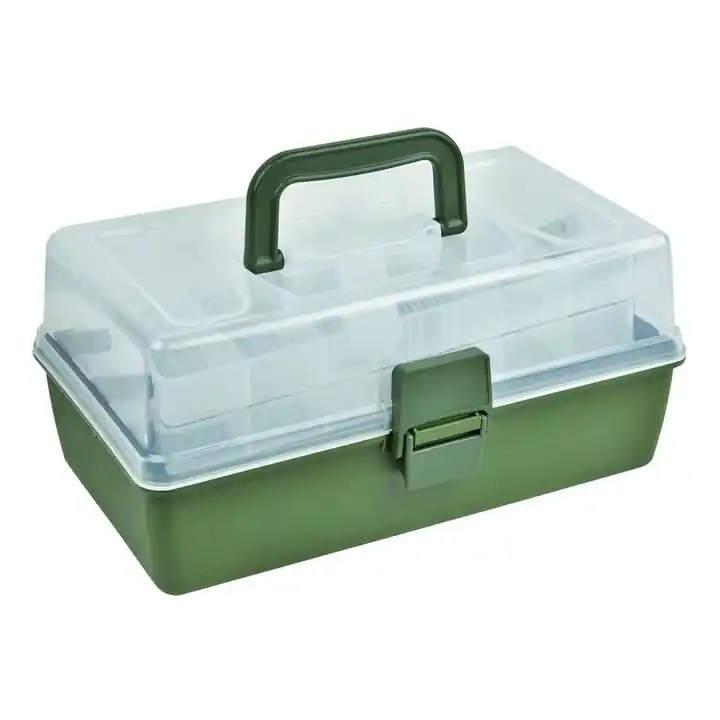 Carp Zoom Viskoffer Groen / Transparant Weekendaanbieding