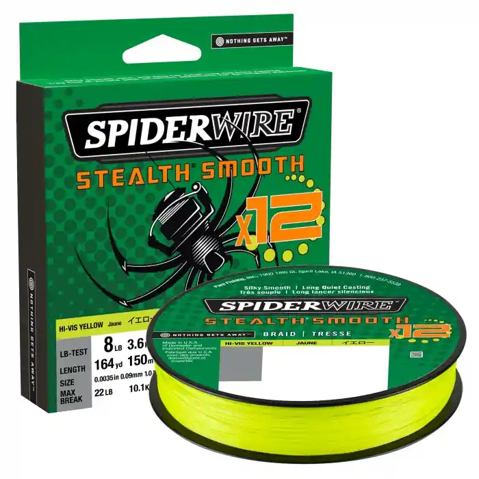Korting Spiderwire Stealth Smooth X 12 Gevlochten draad