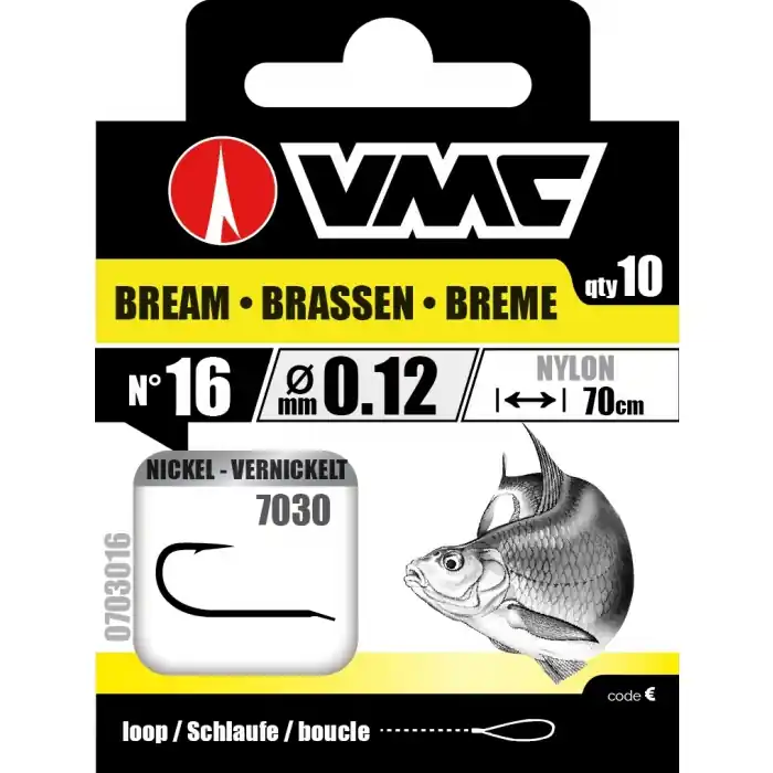 VMC 7030 Nickel Brasem onderlijn 70cm Lage Prijs