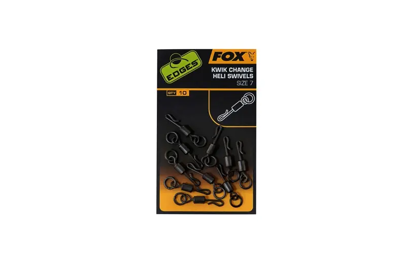 Gecertificeerd Fox Edges Kwik Change Heli Swivels Maat 7