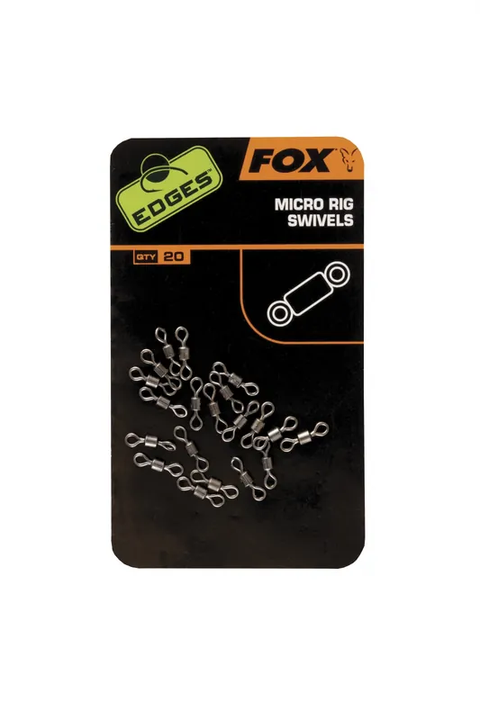 Fox Edges Micro Rig Swivels Gecertificeerd