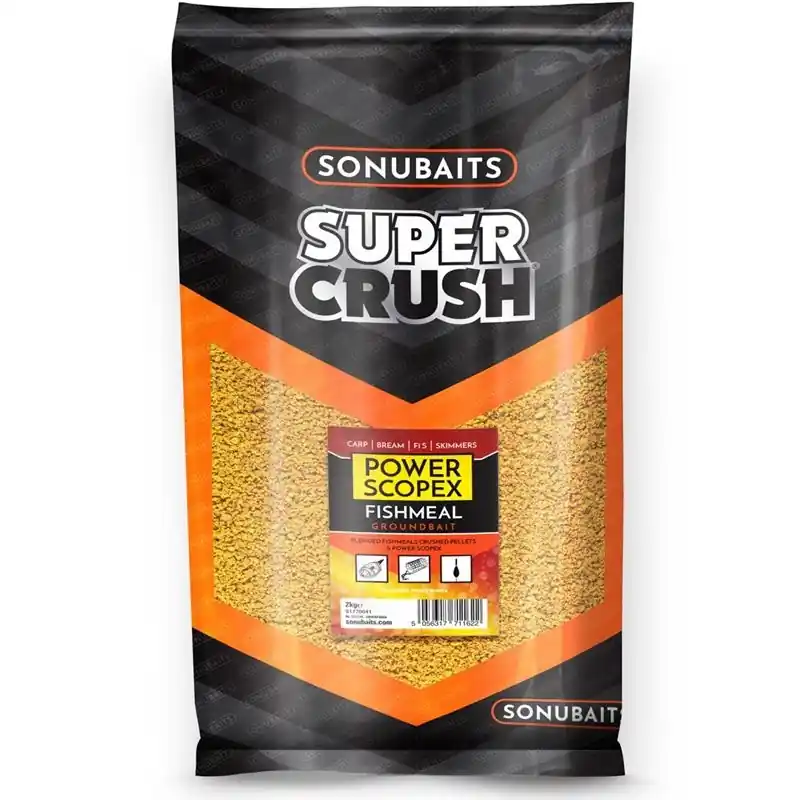 Sonubaits Superchrush Power Scopex Fishmeal Gereduceerde Prijs