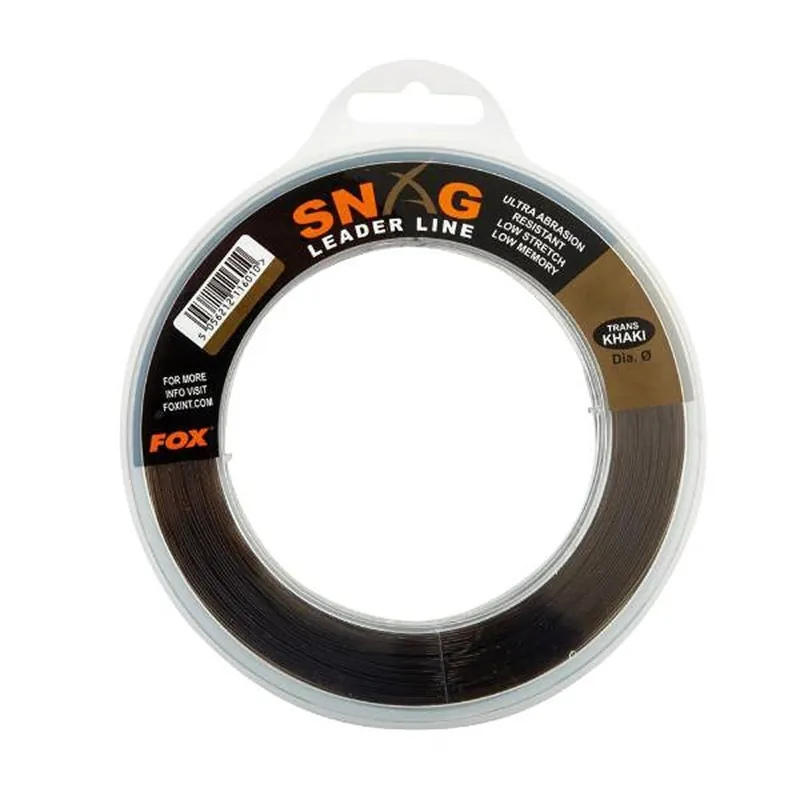 Fox Snag leader Camo 0.47mm/30lb (13.6kg 100mtr) Betaalbaar