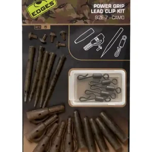 Fox EDGES Power Grip Lead Clip Kit Maat 7 Camo Meest Verkocht
