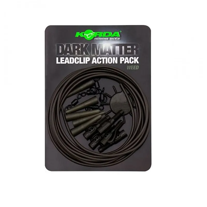 Beperkte Voorraad Korda Dark Matter Lead Clip Action Pack